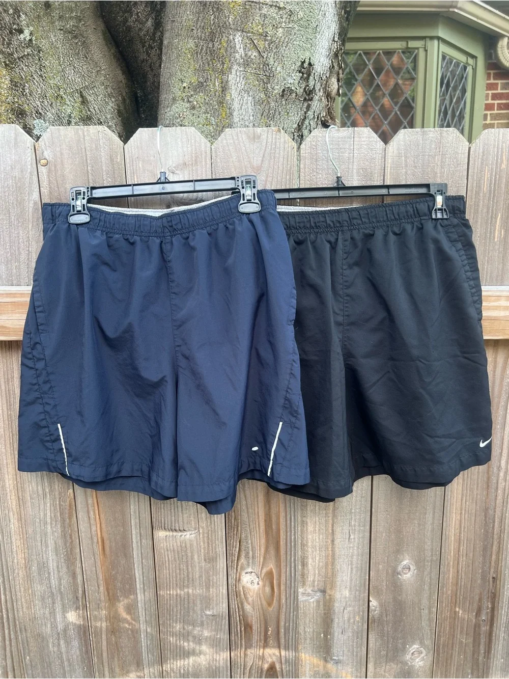 Nike Dri-Fit Men's Athletic Shorts Bundle Navy & Black Size XL